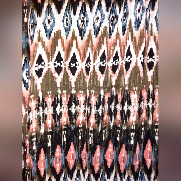 Peace & Pearls soft print pullon flowy pant size XXL 2X excellent used condition - Picture 2 of 8